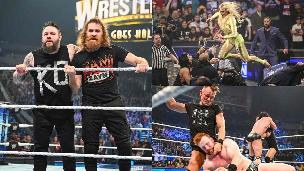 WWE SmackDown Results, Mar 17: Sami Zayn & Kevin Owens Reunite, Ripley/Flair Brawl
