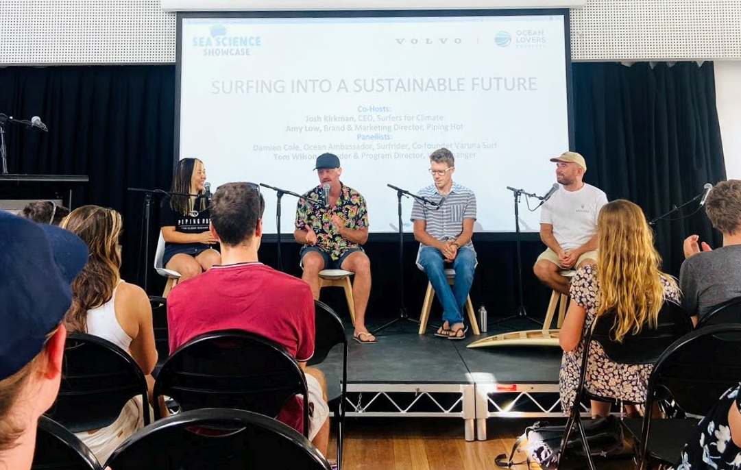 A panel session at the ocean lovers festival. Credit: supplied.