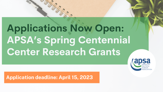 Apply Now for APSA Grant 2023! 3